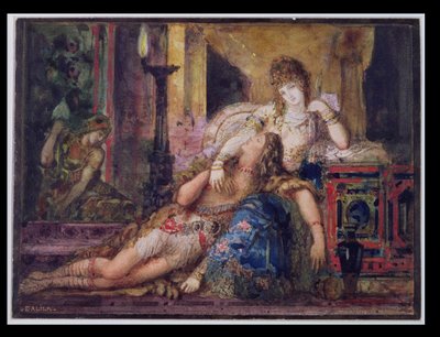 Samson and Delilah by Gustave Moreau